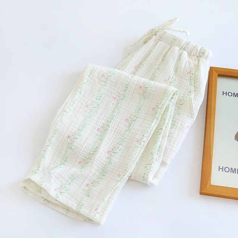 Das Bloom Set | 100% Musselin Baumwoll Pyjama