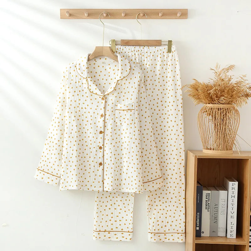Flora - Musselin Baumwolle Pajama