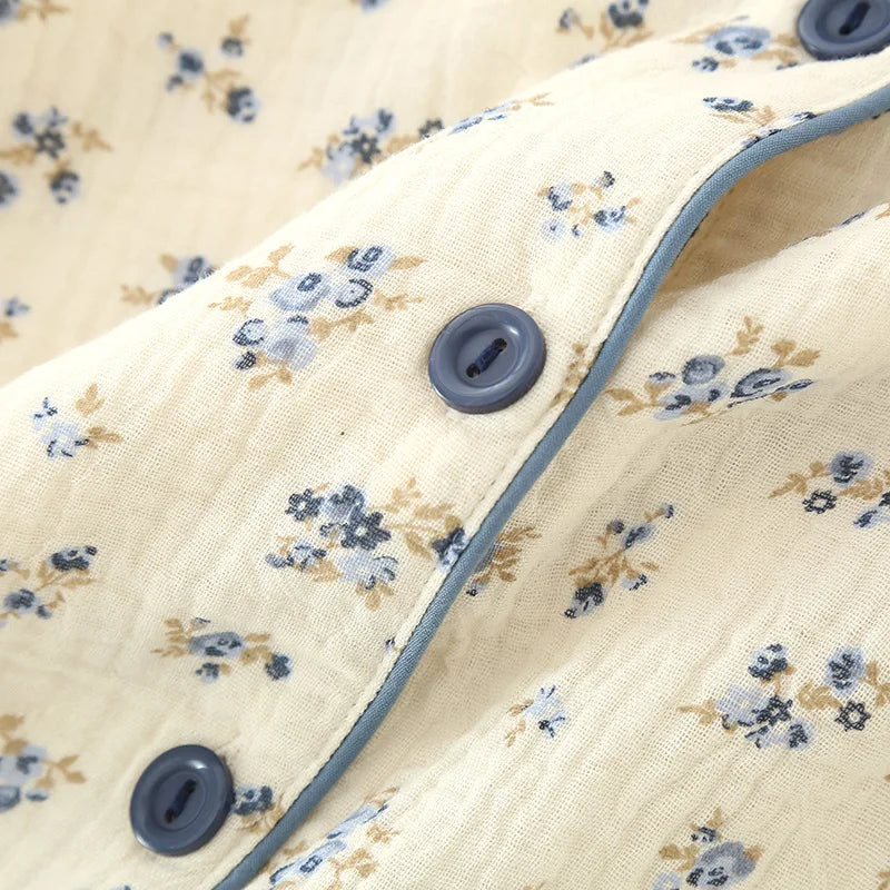 Flora - Musselin Baumwolle Pajama