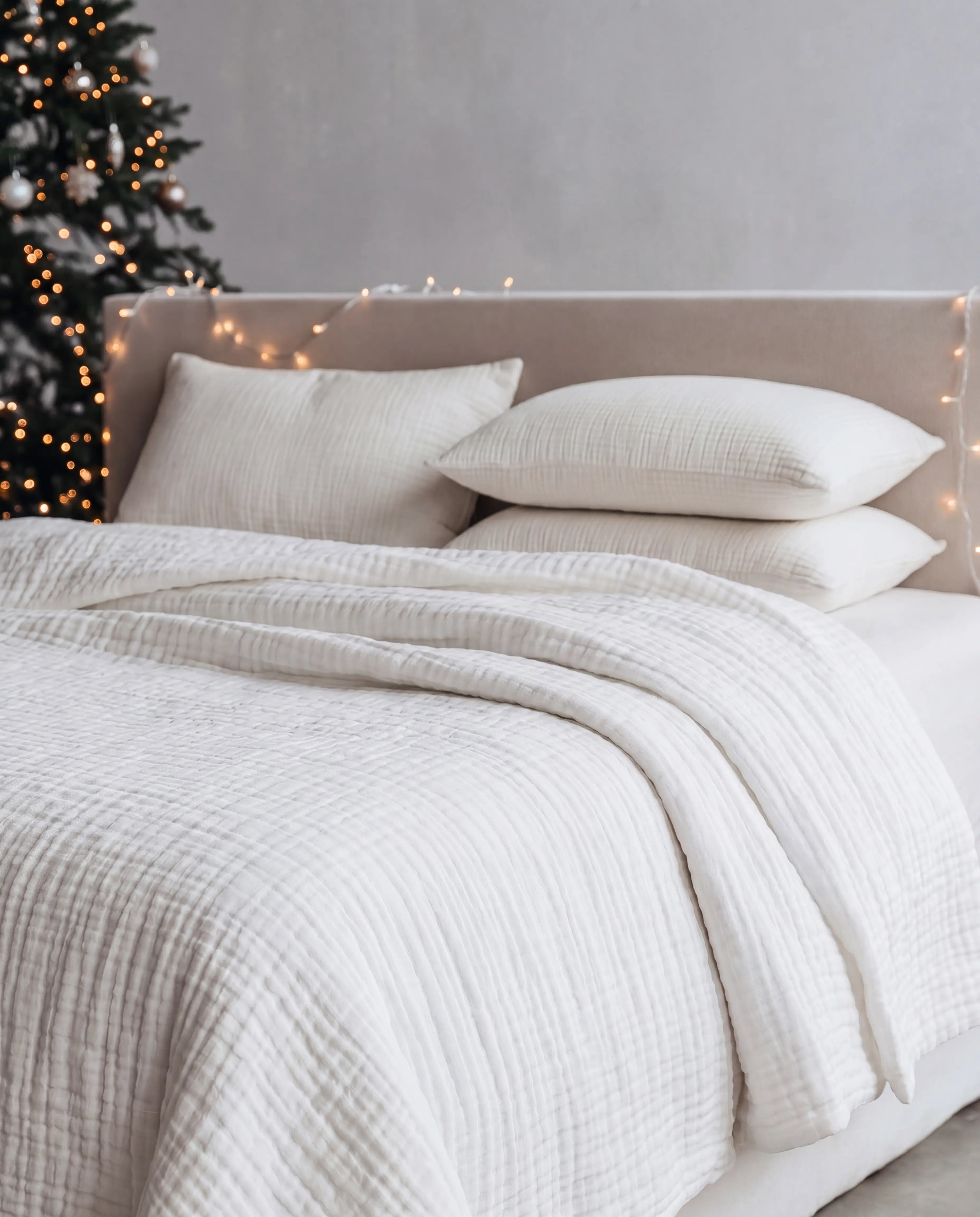 Die neue Winter Musselindecke – 100 % Musselin-Baumwolle (1+1 Gratis)