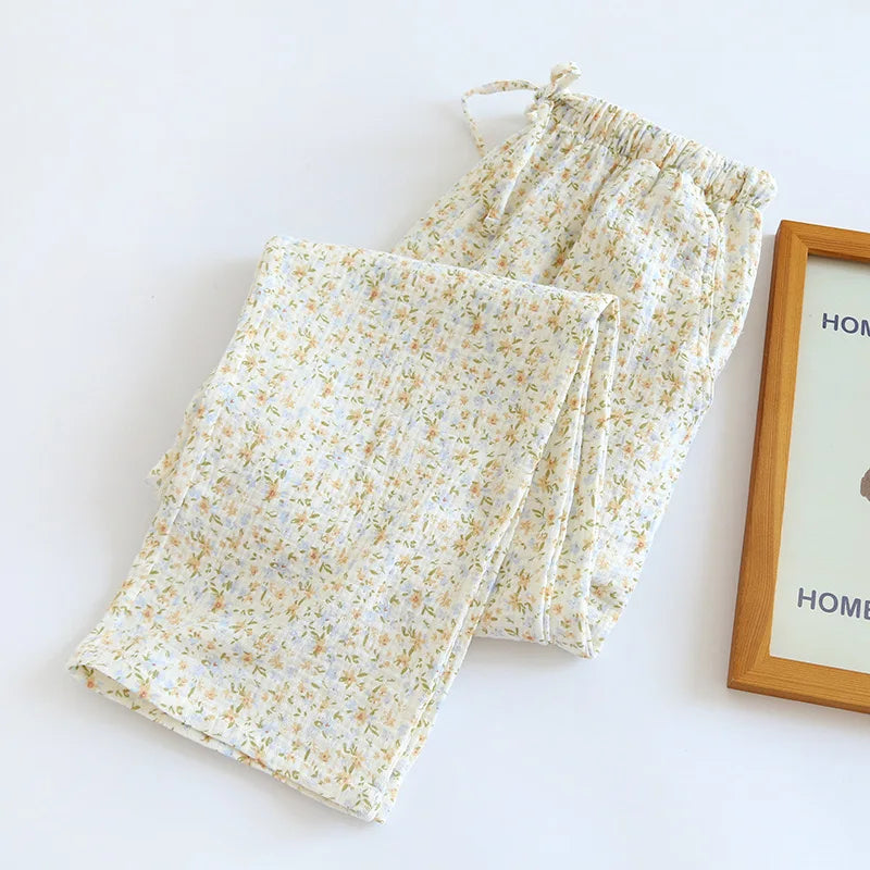 Das Bloom Set | 100% Musselin Baumwoll Pyjama