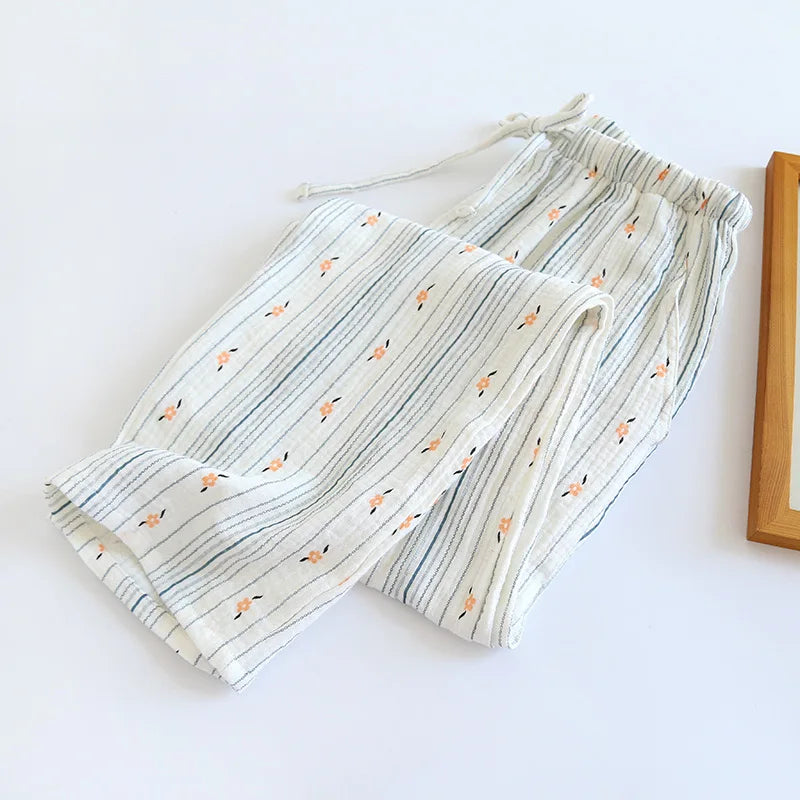 Das Bloom Set | 100% Musselin Baumwoll Pyjama