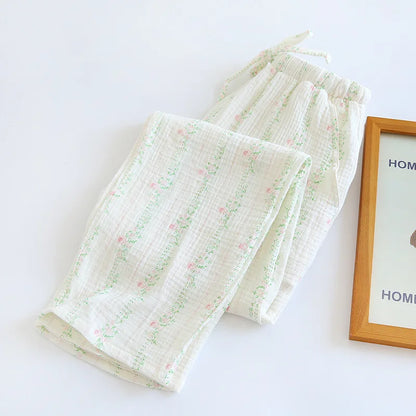 Das Bloom Set | 100% Musselin Baumwoll Pyjama