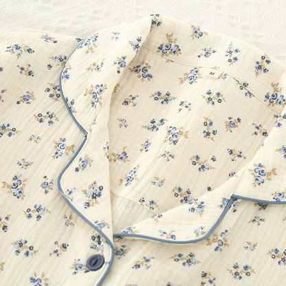 Flora - Musselin Baumwolle Pajama