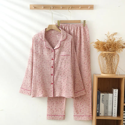 Flora - Musselin Baumwolle Pajama