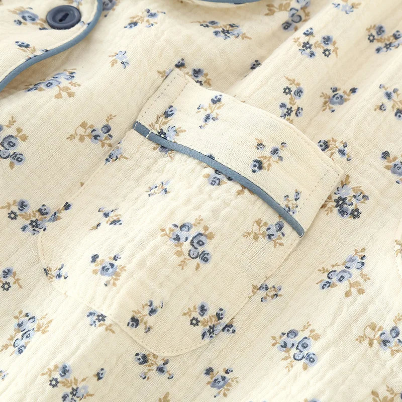 Flora - Musselin Baumwolle Pajama