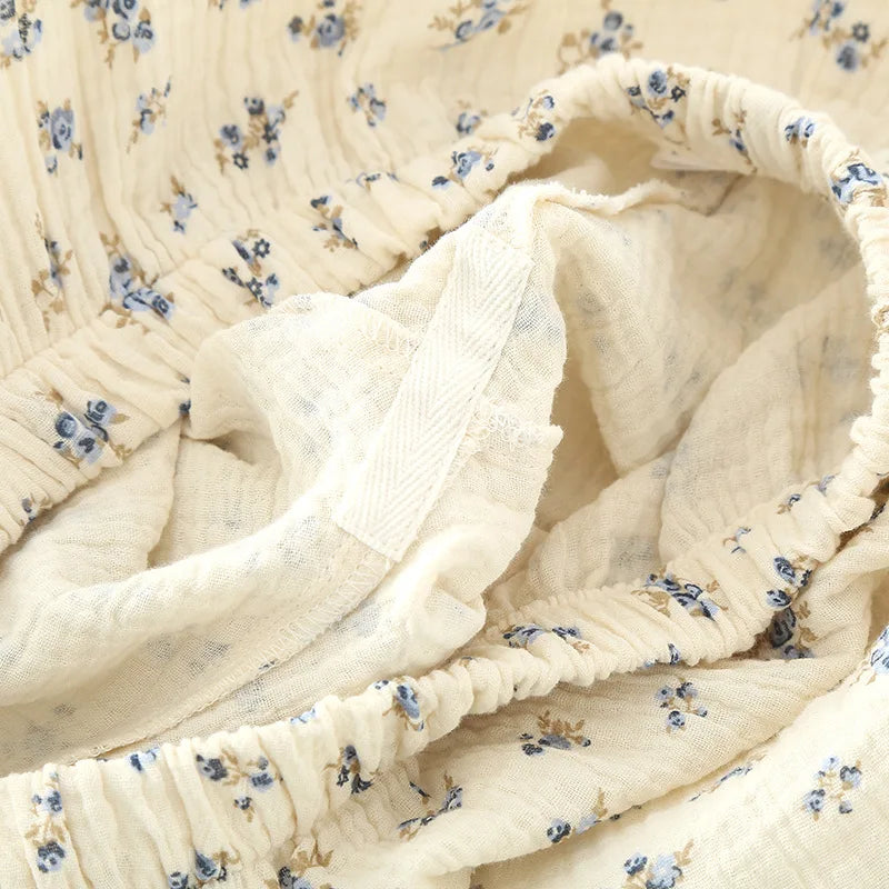 Flora - Musselin Baumwolle Pajama