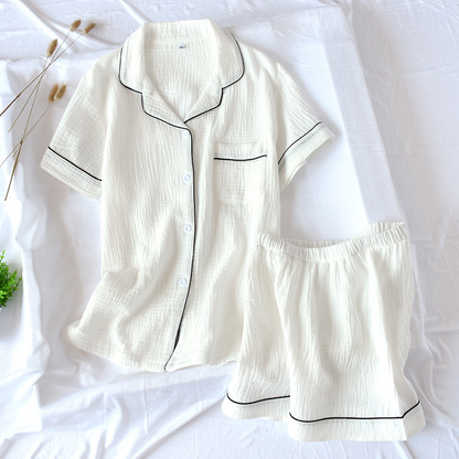 Der Musselin Baumwoll Pyjama