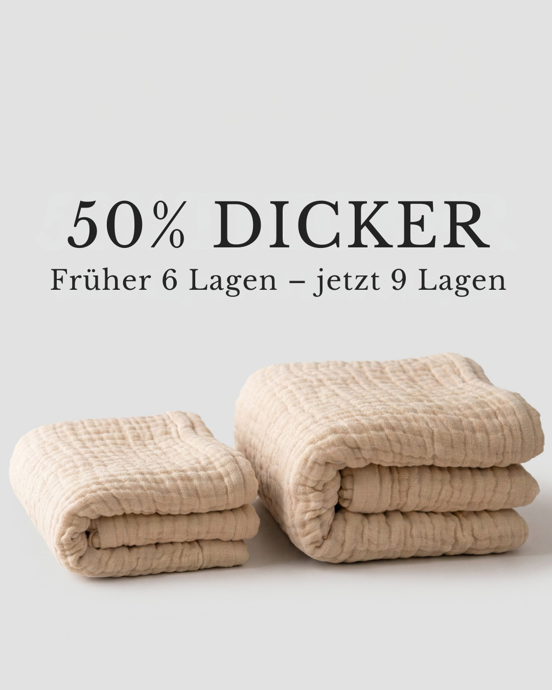 Die neue Winter Musselindecke – 100 % Musselin-Baumwolle (1+1 Gratis)