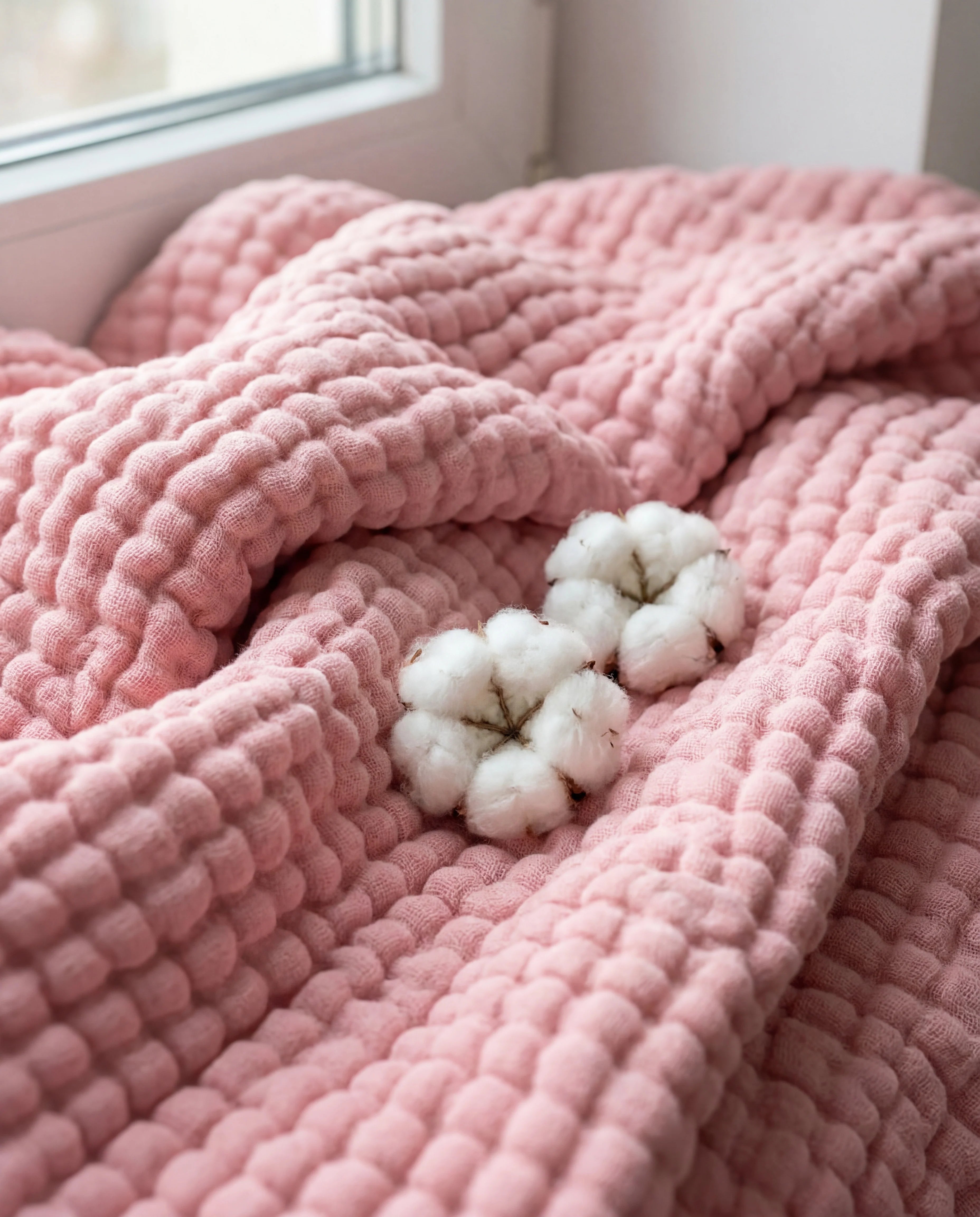 Die neue Winter Musselindecke – 100 % Musselin-Baumwolle (1+1 Gratis)